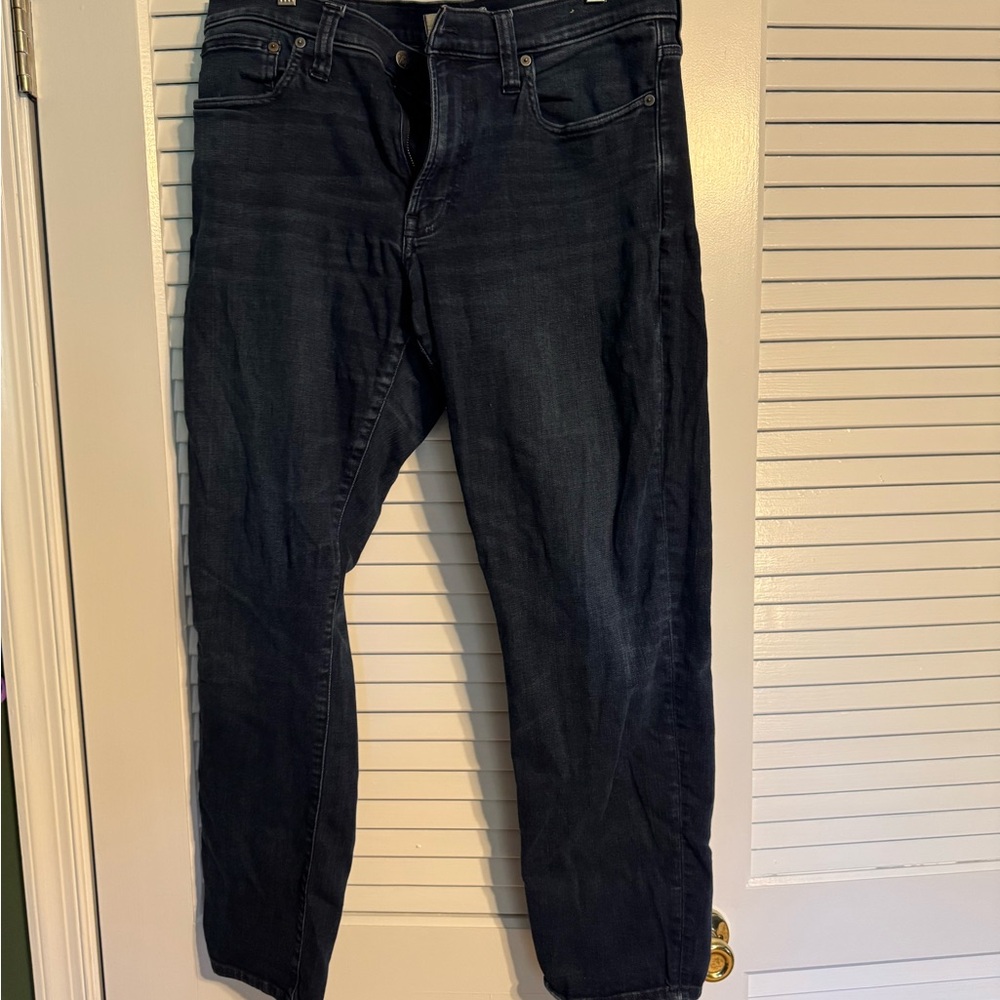 Madewell Men's Deep Indigo Athletic Slim Jeans